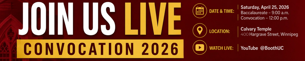 Booth University College convocation